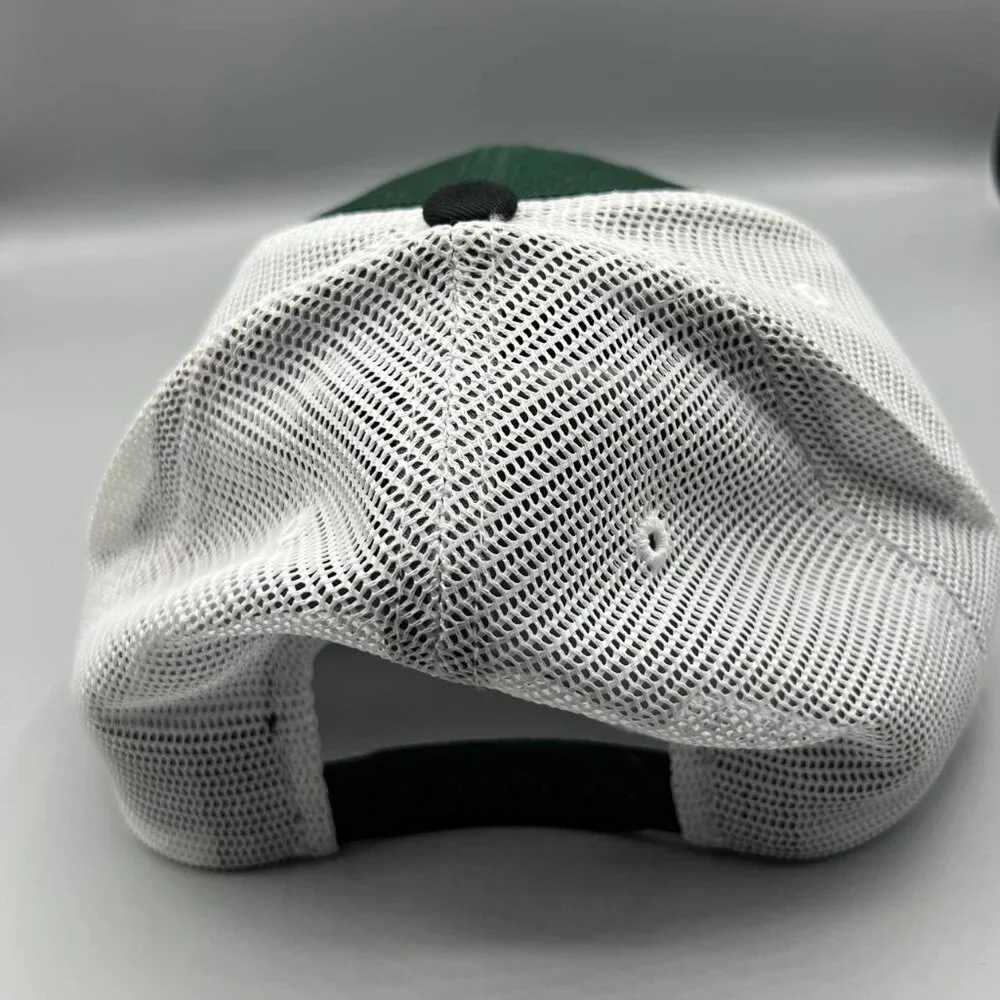Michigan State Spartans Trucker Hat‎ Men Green Black Russell Snap Back Cap New
